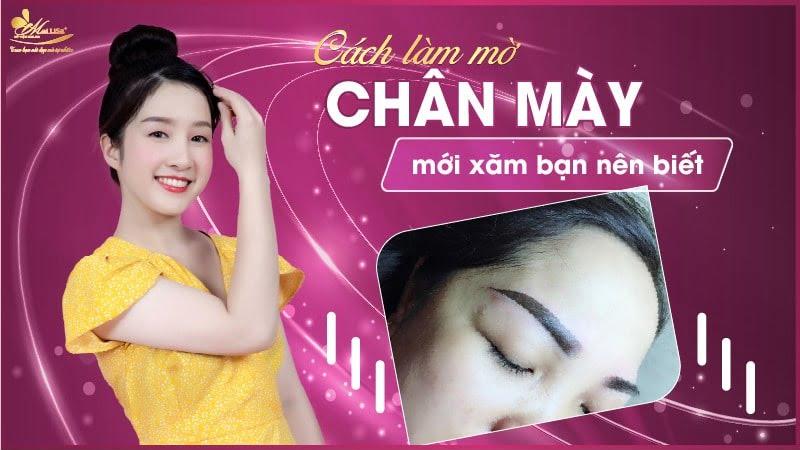 Cách Làm Nhạt Màu Lông Mày Tự Nhiên