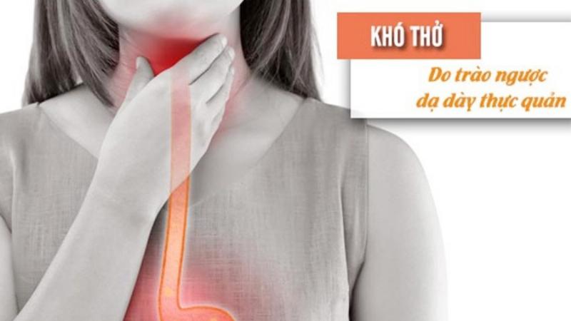 Giảm triệu chứng khó thở do trào ngược