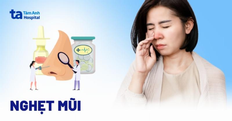 Nghẹt mũi khó thở do viêm mũi dị ứng