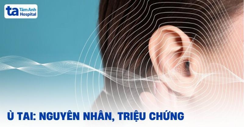 Biểu tượng minh họa các biện pháp phòng ngừa ù tai như đeo tai nghe chống ồn, tránh tiếng ồn lớn, kiểm tra sức khỏe định kỳ