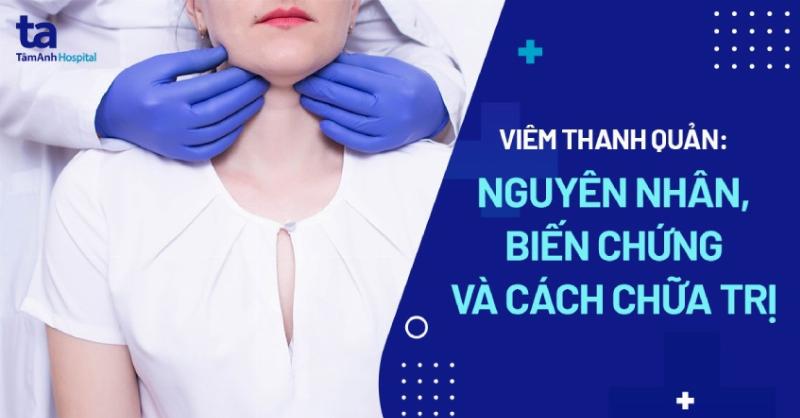 Hình ảnh nội soi dây thanh âm bị sưng nề do viêm, minh họa trực quan tình trạng tổn thương gây ra dấu hiệu viêm thanh quản.