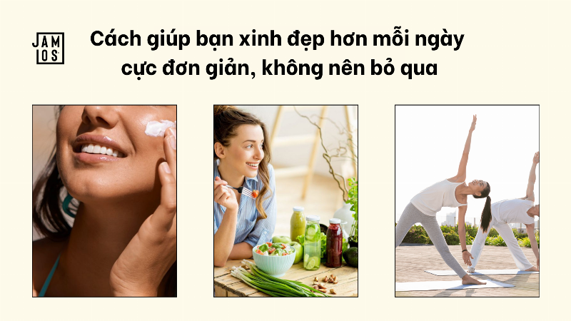 Hình ảnh một người phụ nữ đang mỉm cười, làn da trông khỏe mạnh, căng bóng và rạng rỡ, thể hiện kết quả của việc chăm sóc da hiệu quả.