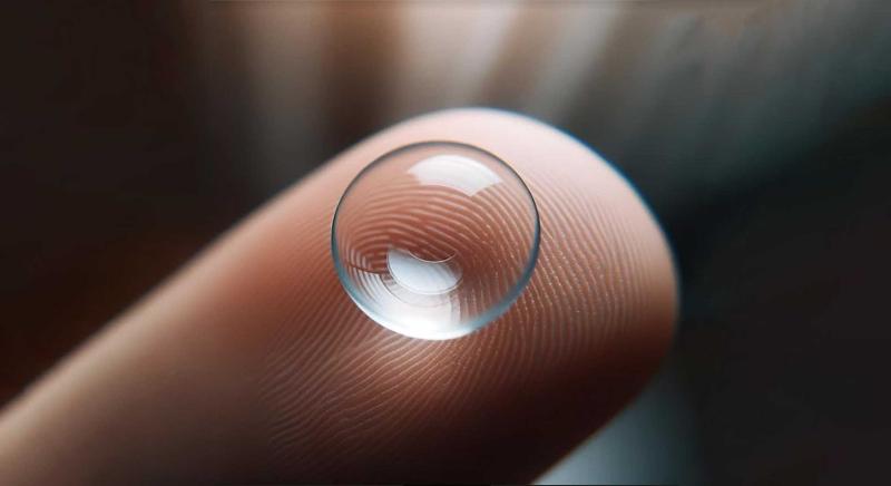 Hình ảnh minh họa kính áp tròng Ortho-K và tác dụng định hình giác mạc
