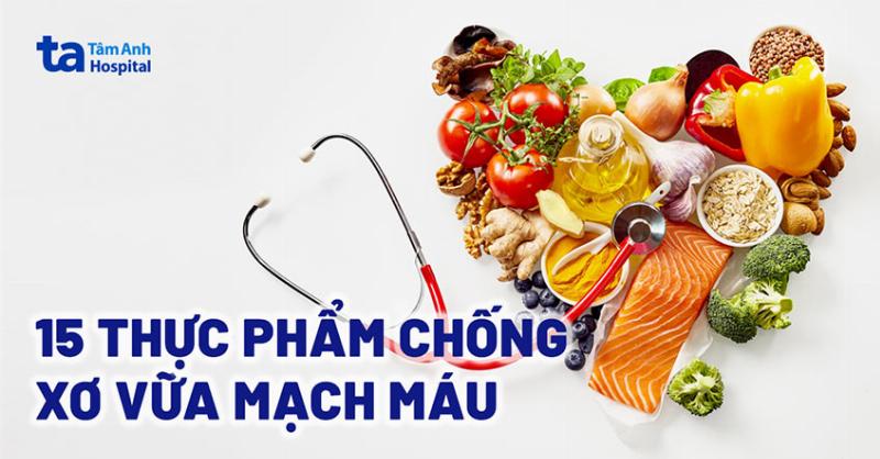 Hình ảnh minh họa các loại thực phẩm tốt cho sức khỏe động mạch cảnh là gì.